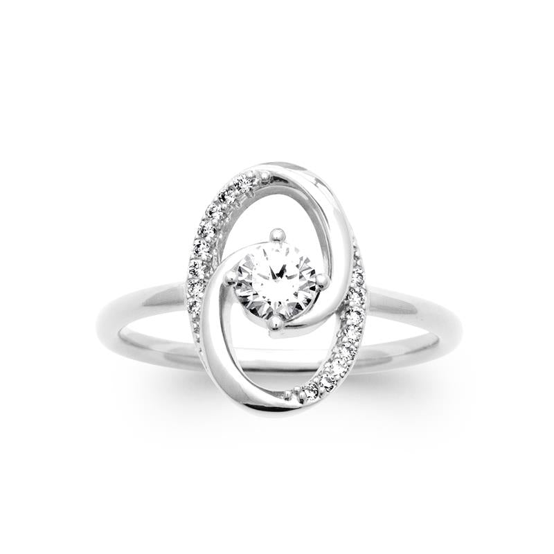 Coque de Nacre Bague argent 10020610