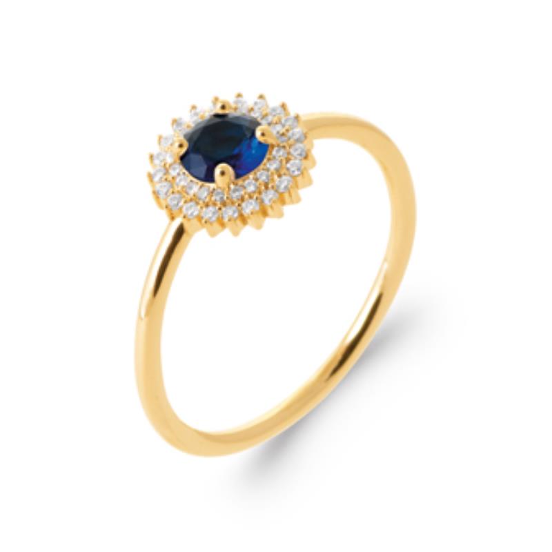 Coque de Nacre Bague solitaire plaqué or 2972740