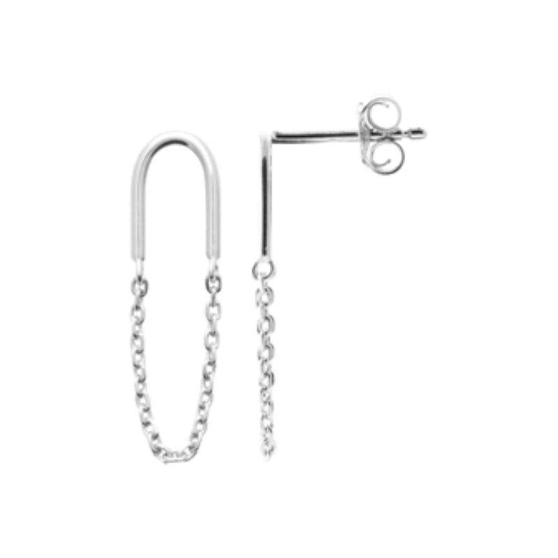 Coque de Nacre Boucles d'oreilles pendantes argent 73060100