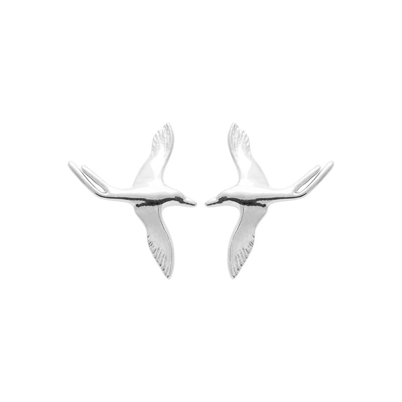 Coque de Nacre Puces d'oreilles argent 73022500