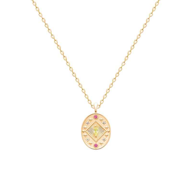 Coque de Nacre Pendentif plaqué or 2790405