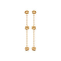Coque de Nacre Boucles d'oreilles pendantes plaqué or 23032500