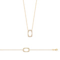 Coque de Nacre Collier plaqué or 973729