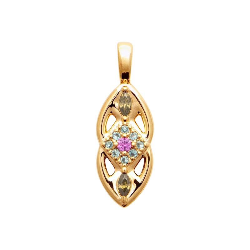 Coque de Nacre Pendentif plaqué or 2793405