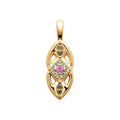 Coque de Nacre Pendentif plaqué or 2793405