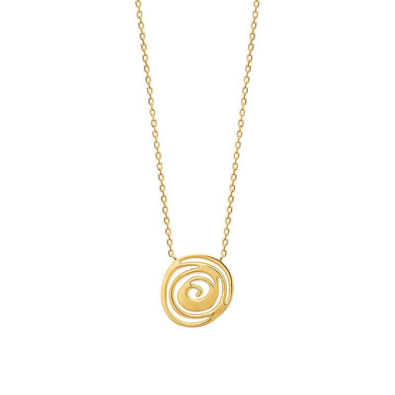 Coque de Nacre Collier plaqué or 921713