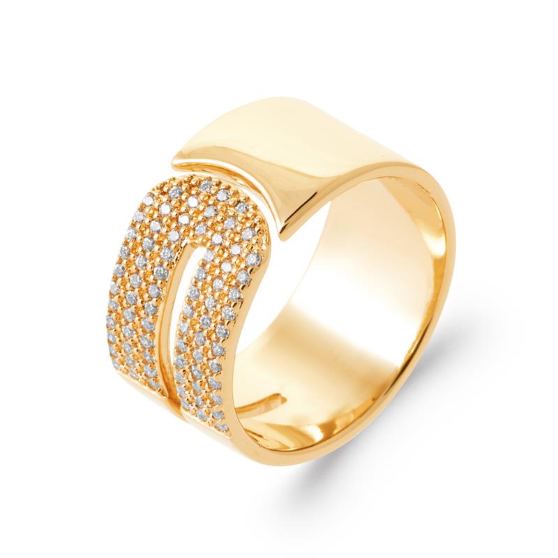 Coque de Nacre Bague plaqué or 2968410