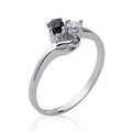 Coque de Nacre Bague argent 11354