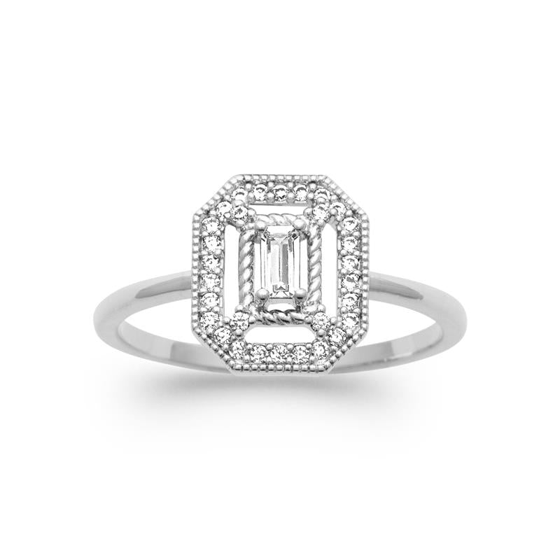 Coque de Nacre Bague argent 10023310