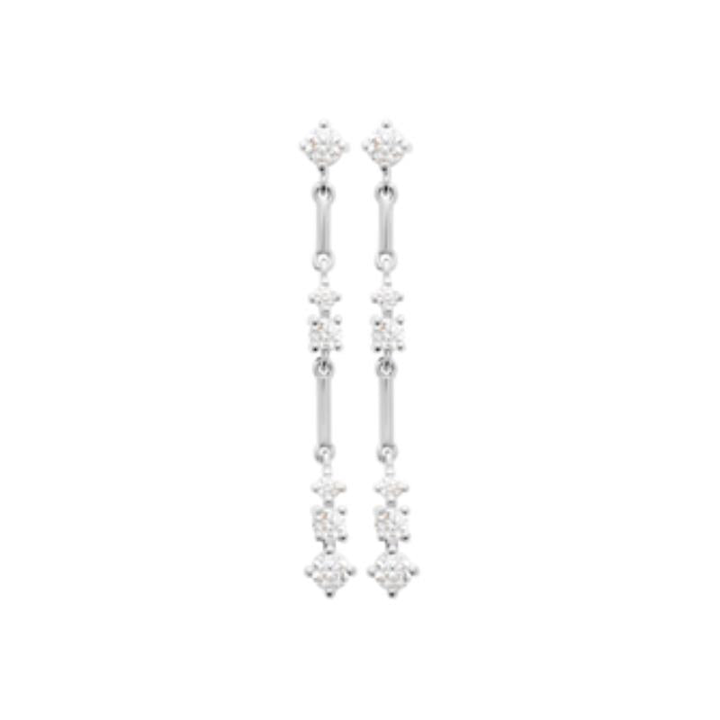 Coque de Nacre Boucles d'oreilles pendantes argent 13024410