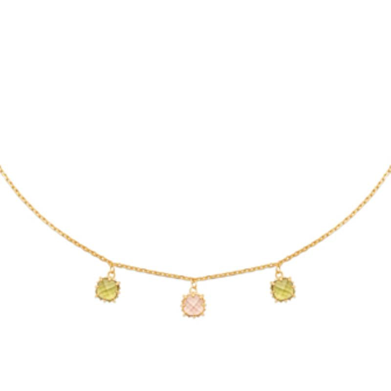 Coque de Nacre Collier plaqué or 974196
