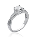 Coque de Nacre Bague solitaire argent 1213510