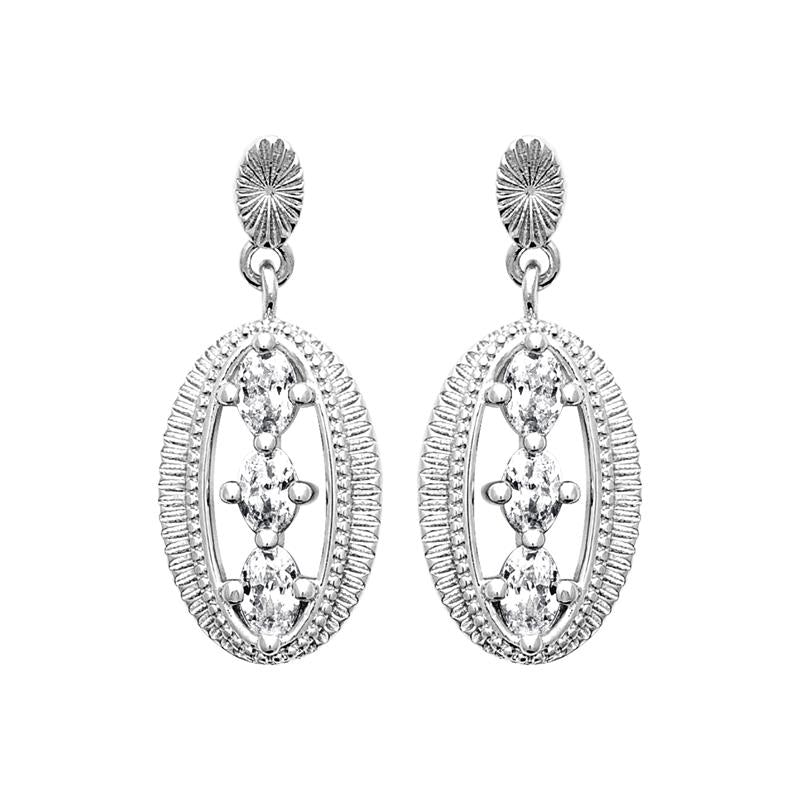Coque de Nacre Boucles d'oreilles pendantes argent 13089210