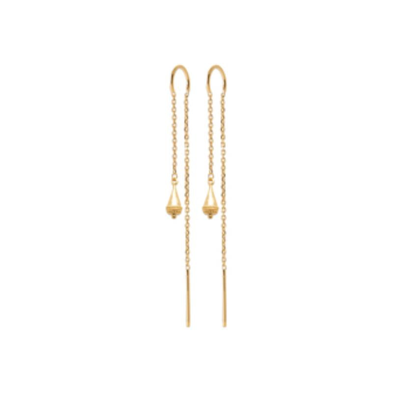 Coque de Nacre Boucles d'oreilles pendantes plaqué or 23034800
