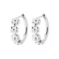 Coque de Nacre Créoles argent 7680300
