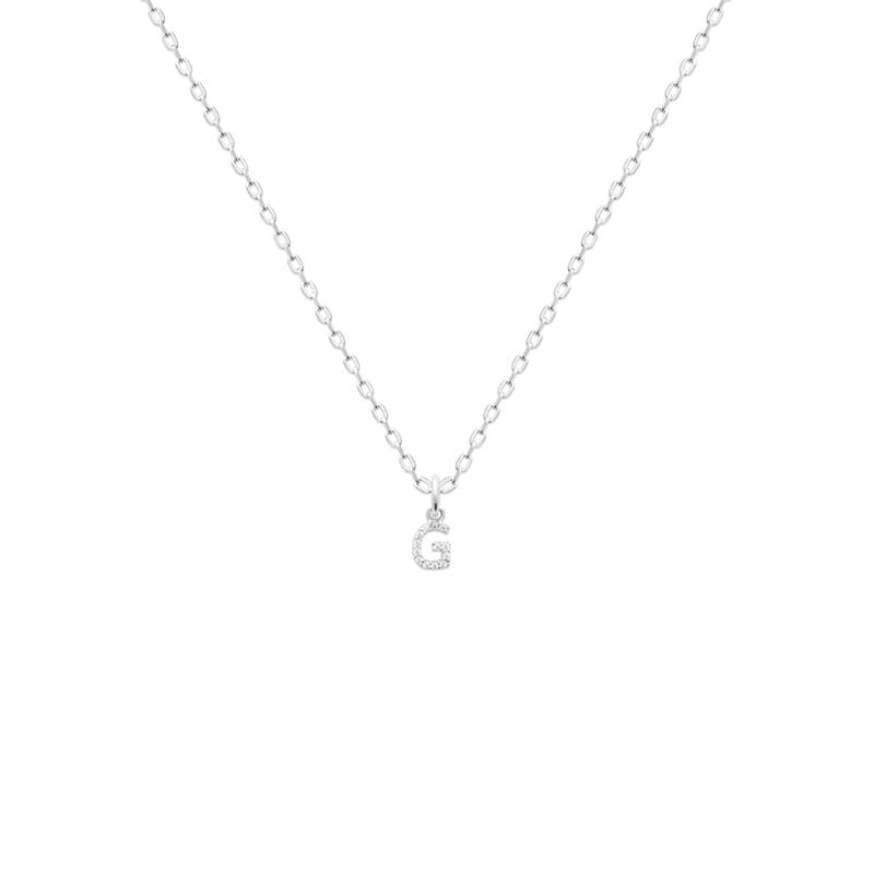 Coque de Nacre Pendentif initiale argent 1776707