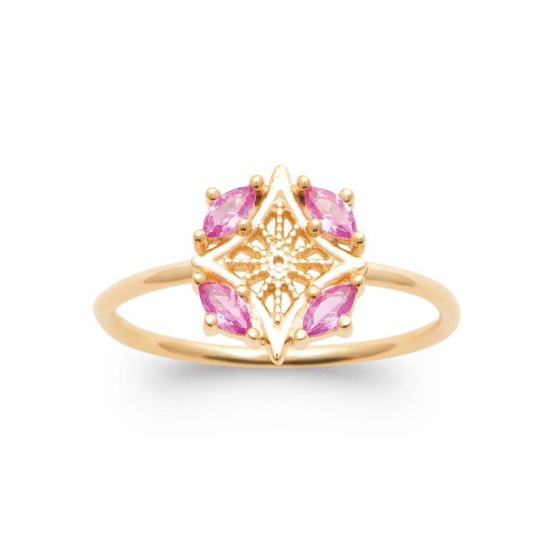 Coque de Nacre Bague plaqué or 20016780