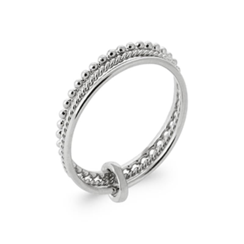 Coque de Nacre Bague semainier argent 7916500