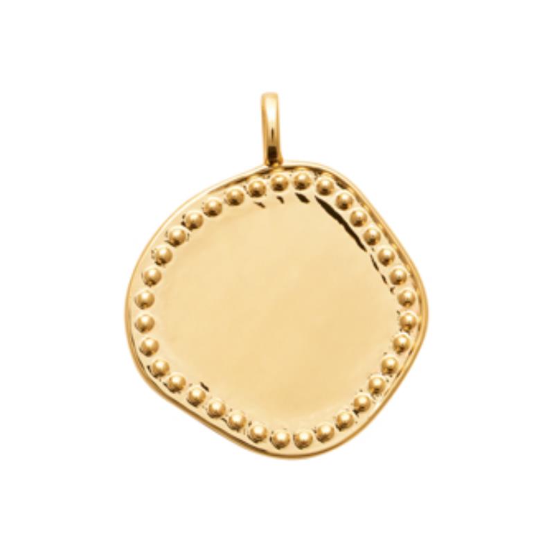Coque de Nacre Médaille plaqué or 2781800