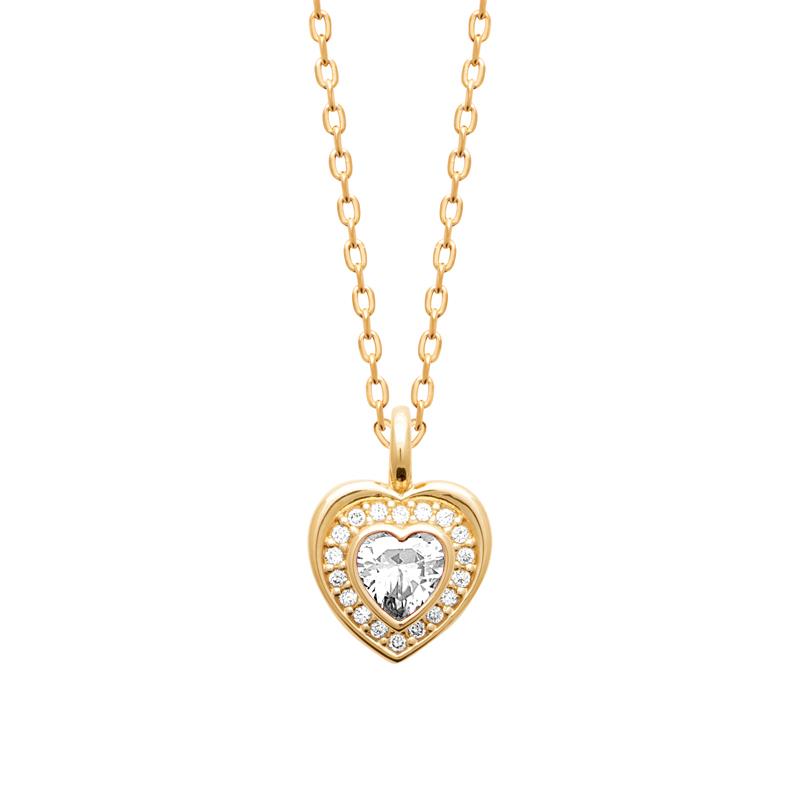 Coque de Nacre Collier plaqué or 974321
