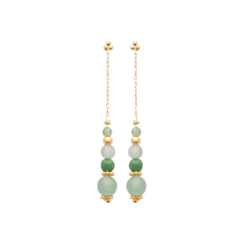 Coque de Nacre Boucles d'oreilles pendantes plaqué or 23045650