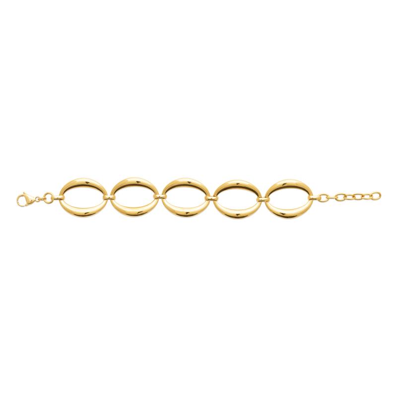 Coque de Nacre Bracelet acier doré 312330