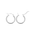 Coque de Nacre Créoles argent 13020