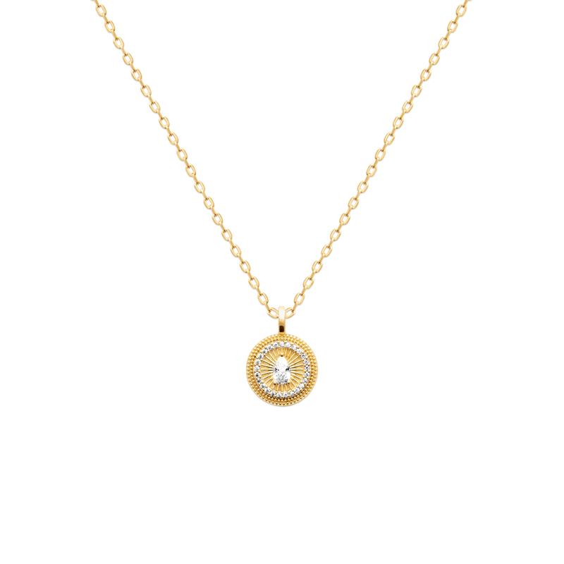 Coque de Nacre Pendentif plaqué or 2792910