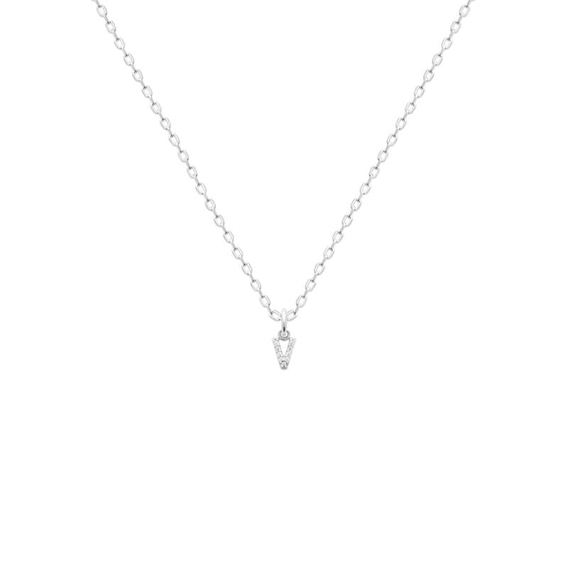 Coque de Nacre Pendentif initiale argent 1776722