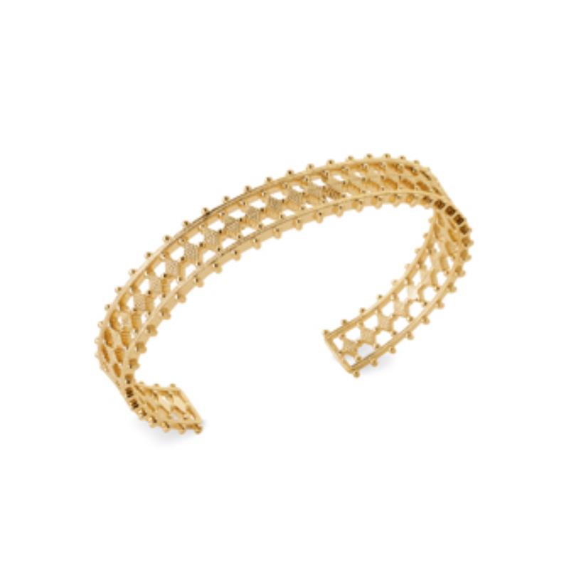 Coque de Nacre Bracelet jonc plaqué or 921935