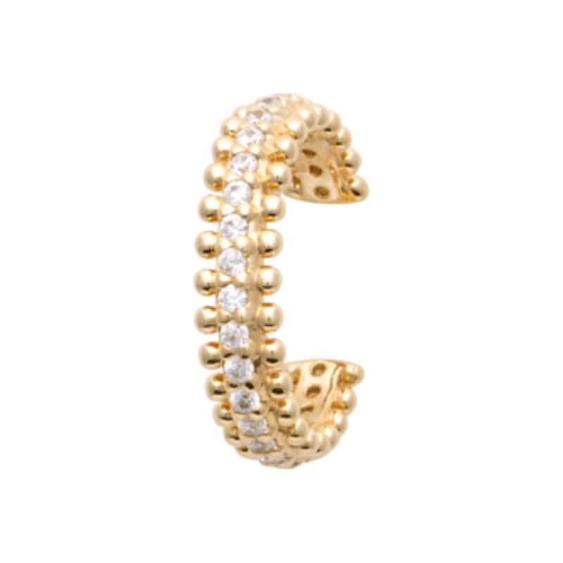 Coque de Nacre Bague d'oreille plaqué or 2596710