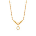 Coque de Nacre Collier plaqué or 974205
