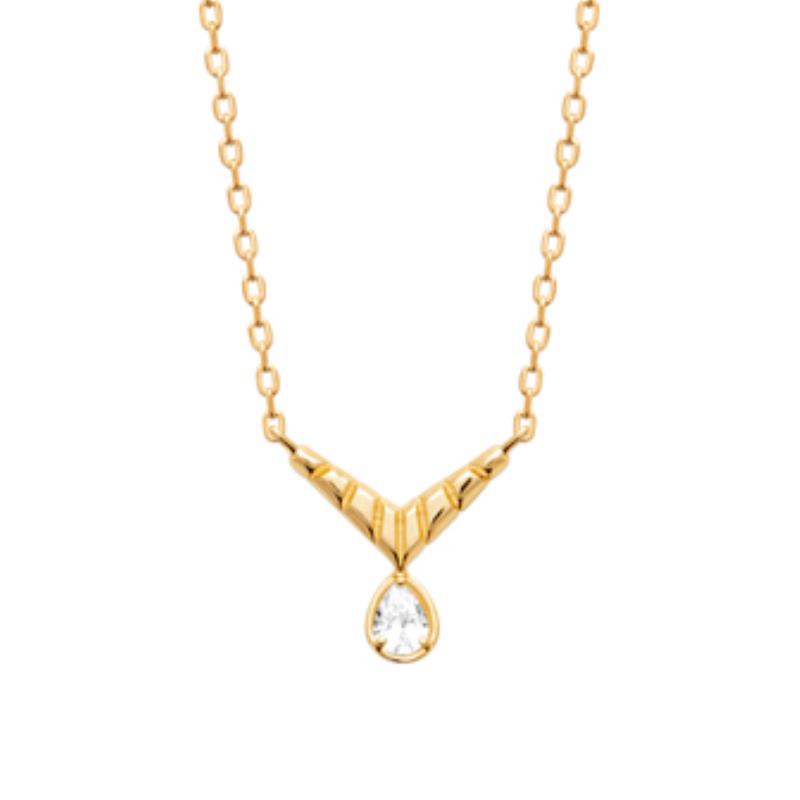 Coque de Nacre Collier plaqué or 974205