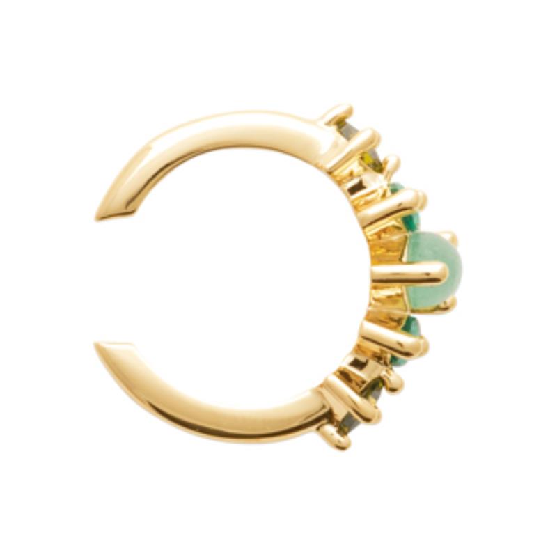 Coque de Nacre Boucle d'oreille à l'unité plaqué or 23042850