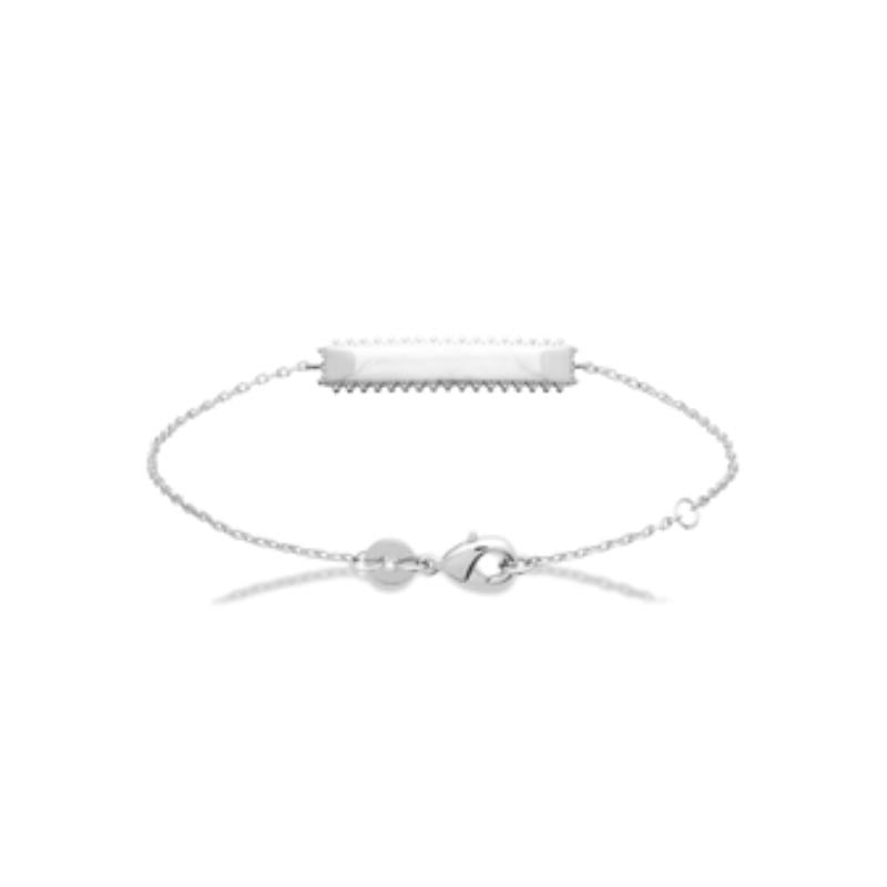 Coque de Nacre Gourmette argent 722024