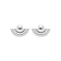 Coque de Nacre Puces d'oreilles argent 73051300