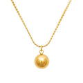 Coque de Nacre Collier acier doré 312411