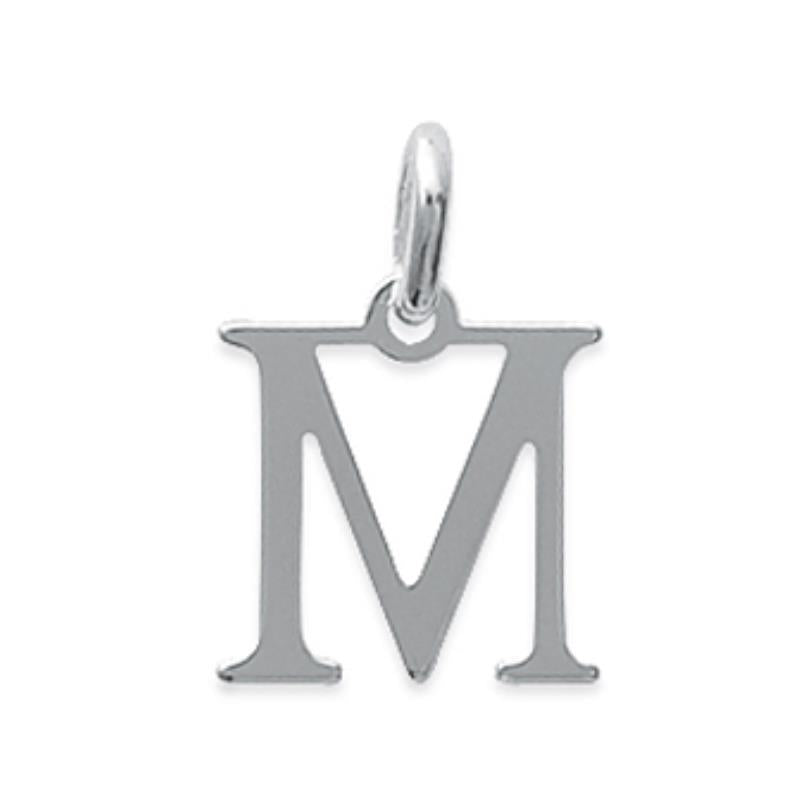Coque de Nacre Pendentif initiale argent 18750013