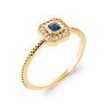 Coque de Nacre Bague solitaire plaqué or 2933840