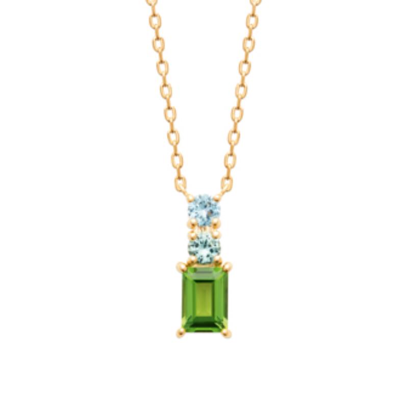 Coque de Nacre Collier plaqué or 974107
