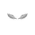 Coque de Nacre Puces d'oreilles argent 7530300