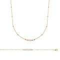 Coque de Nacre Collier plaqué or 973426