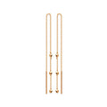 Coque de Nacre Boucles d'oreilles pendantes plaqué or 2538300