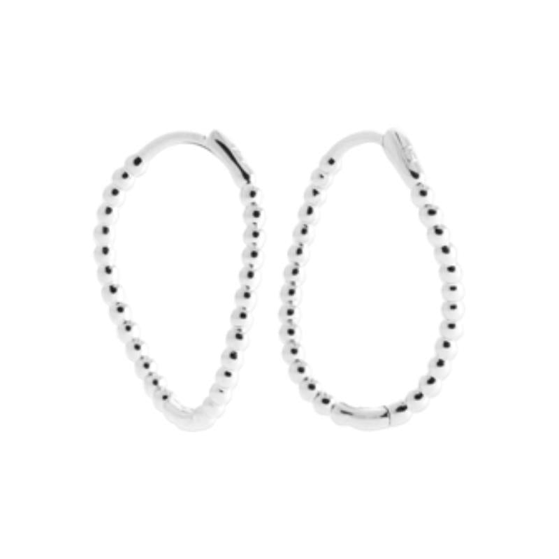 Coque de Nacre Créoles argent 7672700