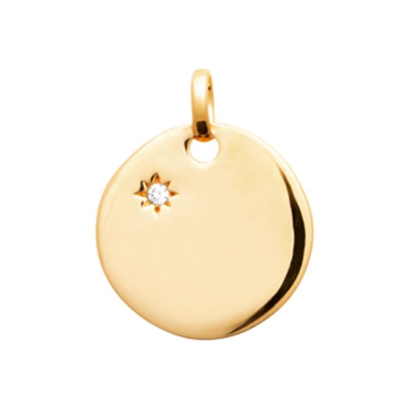 Coque de Nacre Médaille plaqué or 2782710