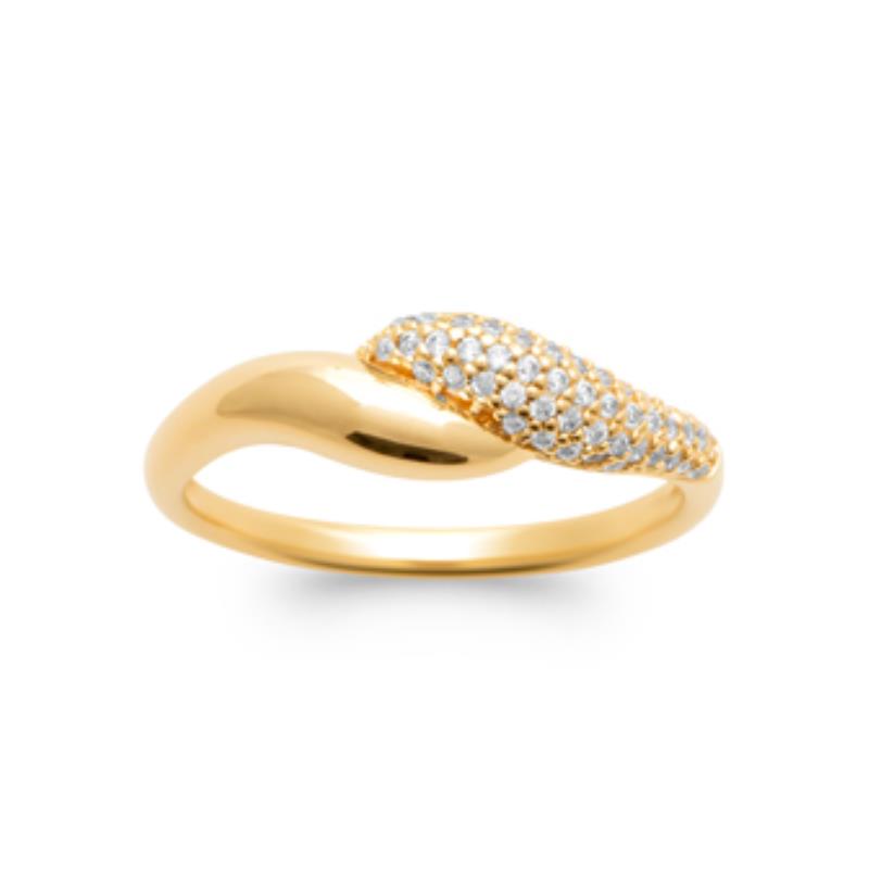 Coque de Nacre Bague plaqué or 2990510
