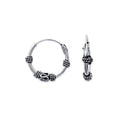 Coque de Nacre Créoles argent 1600114