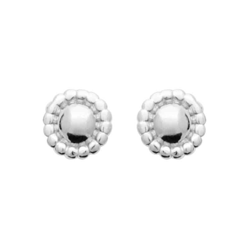 Coque de Nacre Puces d'oreilles argent 73073800