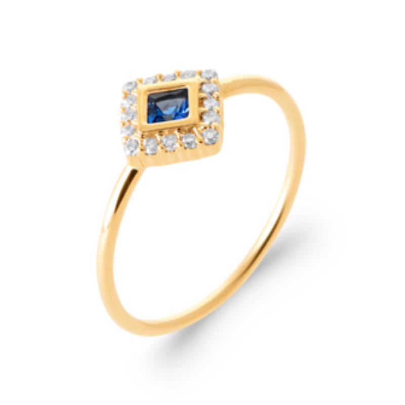 Coque de Nacre Bague solitaire plaqué or 2972840