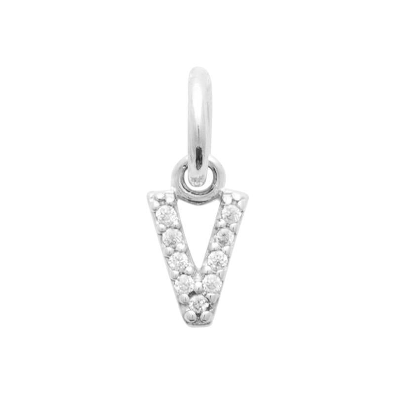 Coque de Nacre Pendentif initiale argent 1776722